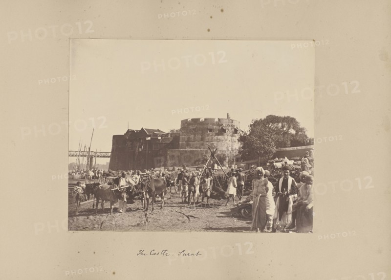 The Castle, Turat; India; 1886 - 1889; Albumen silver print