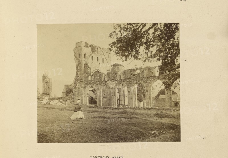 Lanthony Abbey; Francis Bedford, English, 1815,1816 - 1894, Llanthony, Monmouthshire, Wales; 1862; Albumen silver print
