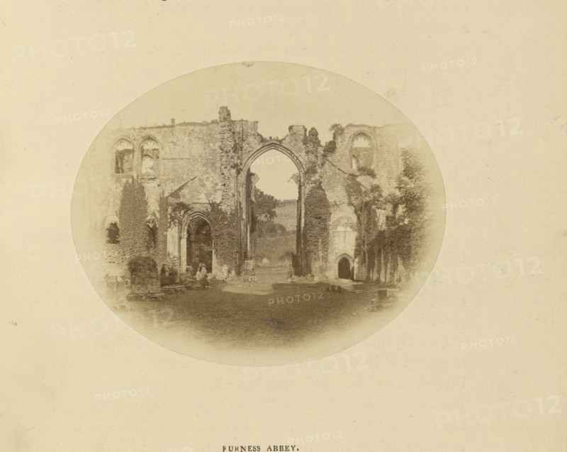 Furness Abbey; Roger Fenton, English, 1819 - 1869, Barrow-in-Furness, Cumbria, England; 1862; Albumen silver print