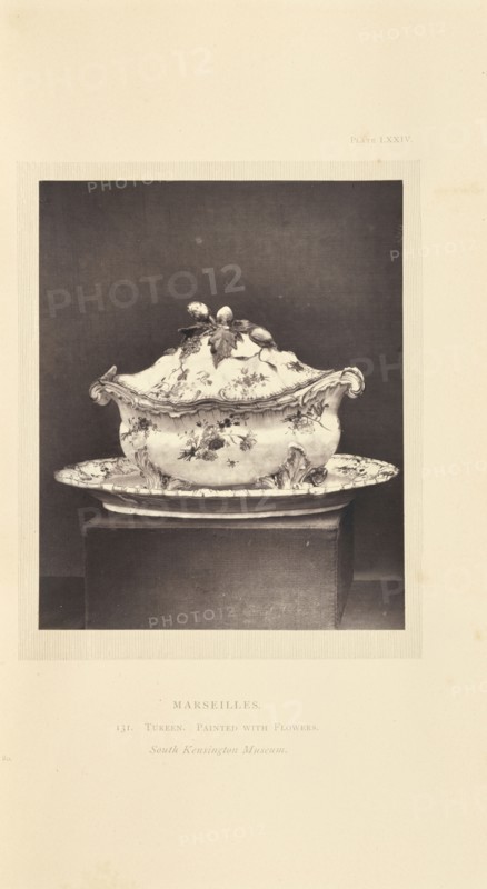 Tureen; William Chaffers, British, active 1870s, London, England; 1871; Woodburytype; 12 × 9.8 cm, 4 3,4 × 3 7,8 in