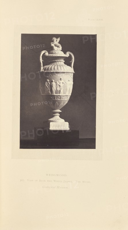 Vase; William Chaffers, English, 1811 - 1892, London, England, Europe; 1871; Woodburytype; 11.7 x 7.7 cm, 4 5,8 x 3 1,16 in