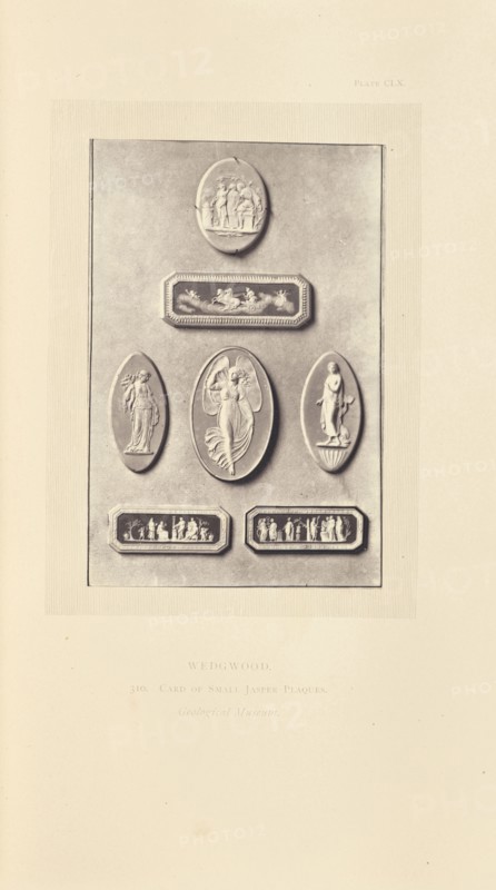 Seven small plaques; William Chaffers, English, 1811 - 1892, London, England, Europe; 1871; Woodburytype; 11.7 x 7.7 cm