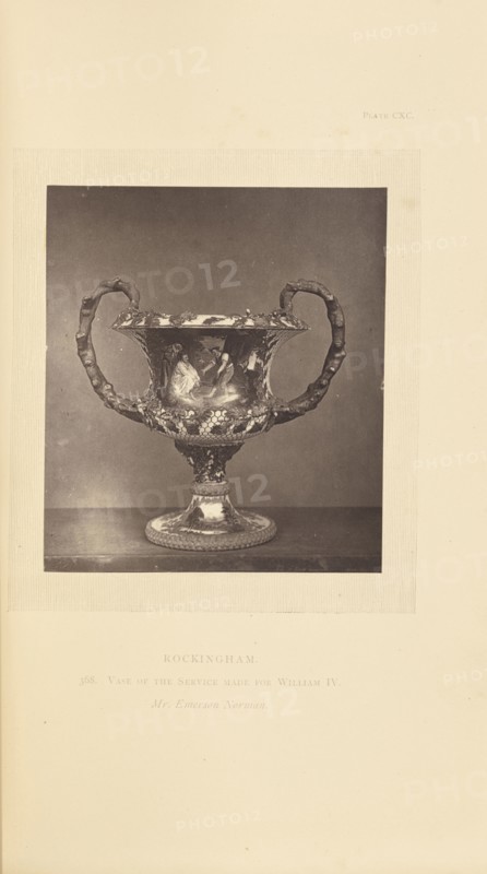 Vase; William Chaffers, English, 1811 - 1892, London, England, Europe; 1871; Woodburytype; 10.3 x 9 cm, 4 1,16 x 3 9,16 in
