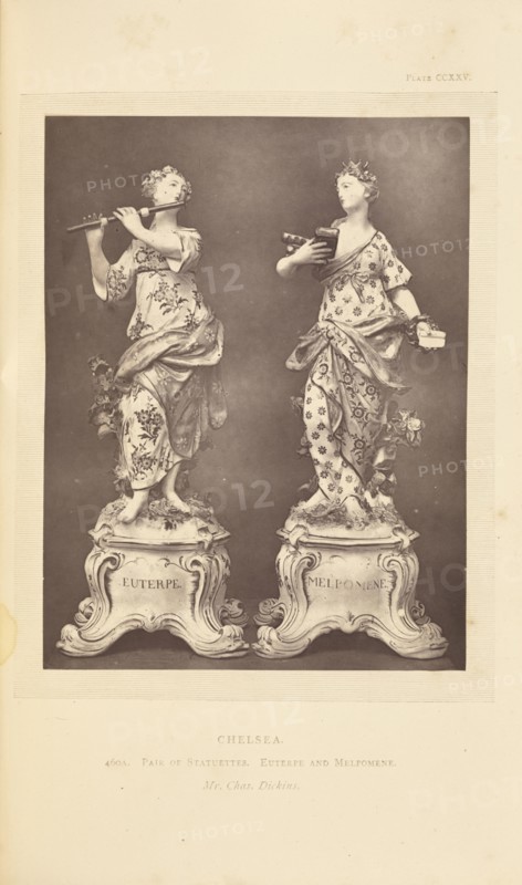 Pair of stautettes; William Chaffers, English, 1811 - 1892, London, England, Europe; 1871; Woodburytype; 14.6 x 11.1 cm