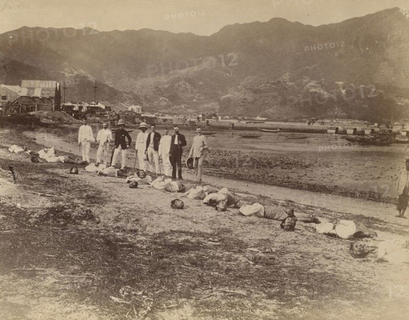 Executions at Canton; Unknown maker; Guangzhou, Guangdong, China; about 1879; Albumen silver print