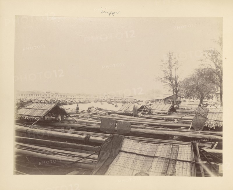 Singapore; Unknown maker; Singapore; 1870s - 1880s; Albumen silver print