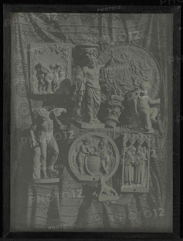 Still Life with Plaster Casts; Baron Armand-Pierre Séguier, French, 1803 - 1876, 1839 - 1842; Daguerreotype