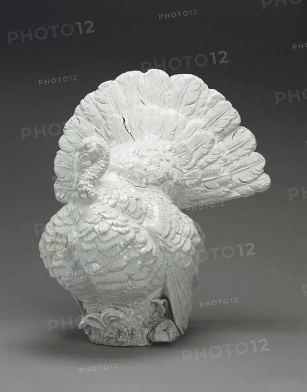 A Turkey; Meissen Porcelain Manufactory, German, active 1710 - present, Model by Johann Joachim Kändler, German, 1706 - 1775