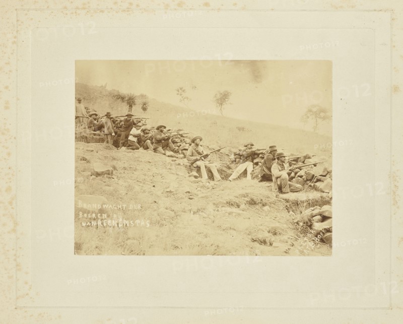 Brand wacht der Boeren by Van Reenens pas; Jan van Hoepen, Dutch, 1856 - 1922, Van Reenen, KwaZulu,Natal, South Africa, Africa