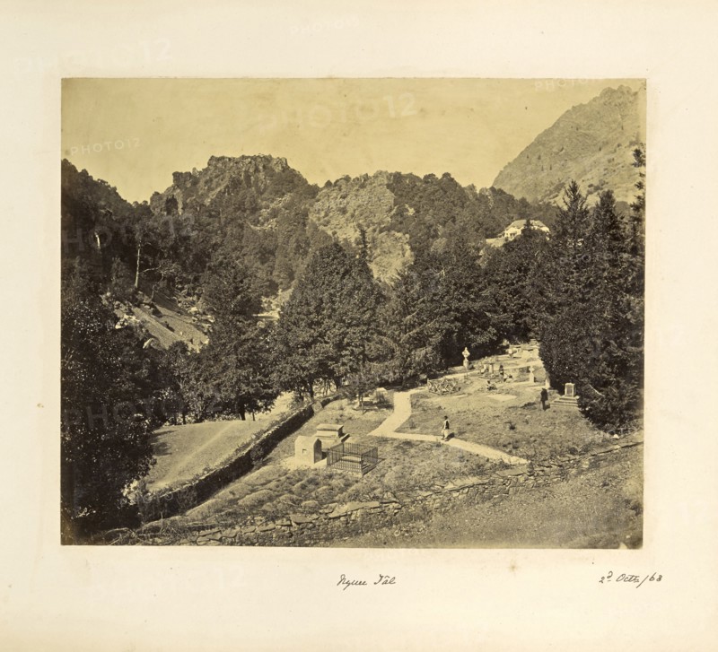 Nynee Tal; Attributed to John Edward Saché, Prussian or British, born Prussia, 1824 - 1882, Naini TÄl, Uttarakhand, India
