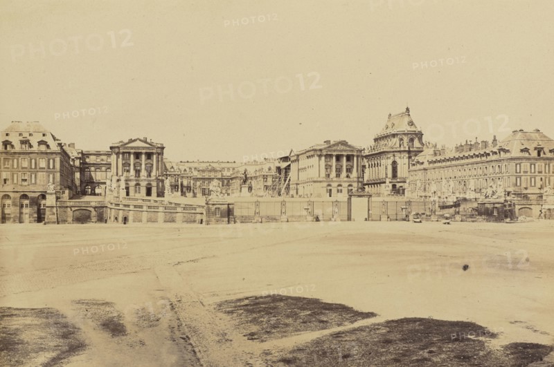 Versailles. Château, No. 162, Édouard Baldus, French, born Germany, 1813 - 1889, Paris, France; 1860s; Albumen silver print