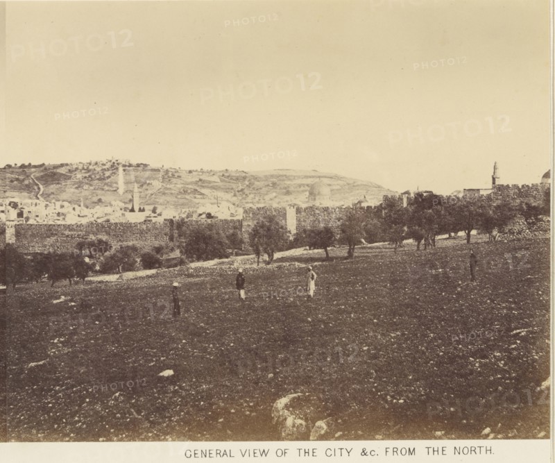 Panoramic View of the City: General View of the City &c. from the North; Sgt. James M. McDonald, English, 1822 - 1885, Israel
