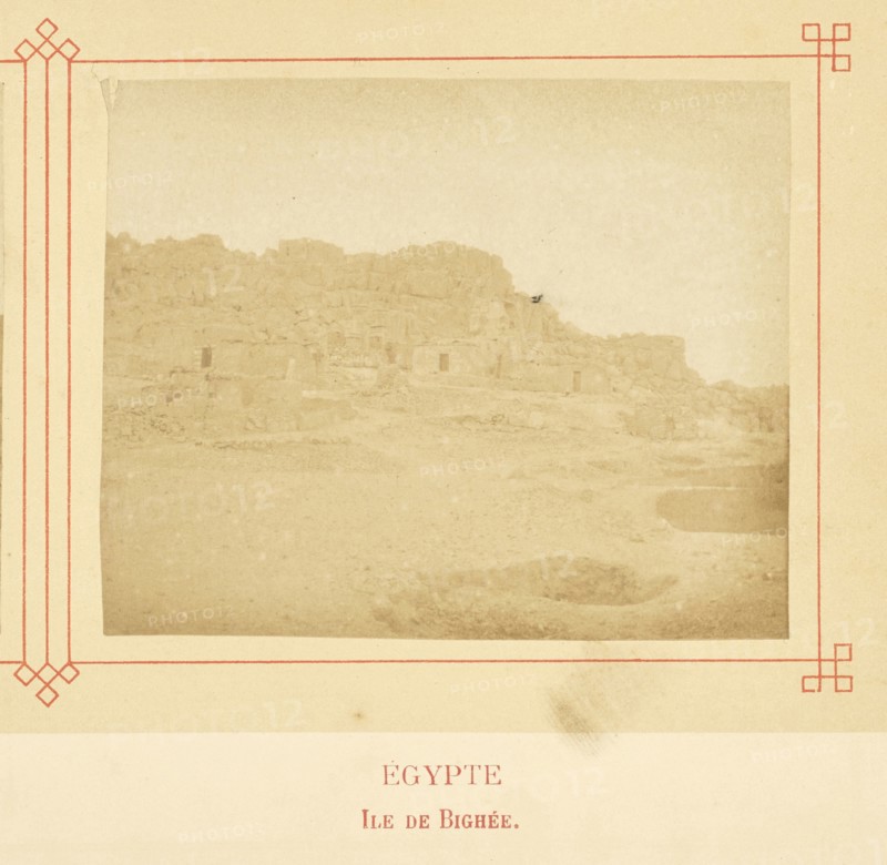 Ile de Bighée; Félix Bonfils, French, 1831 - 1885, Alais, France; about 1878; Albumen silver print