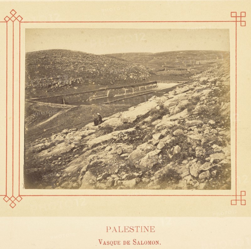 Vasque de Salomon; Félix Bonfils, French, 1831 - 1885, Alais, France; about 1878; Albumen silver print
