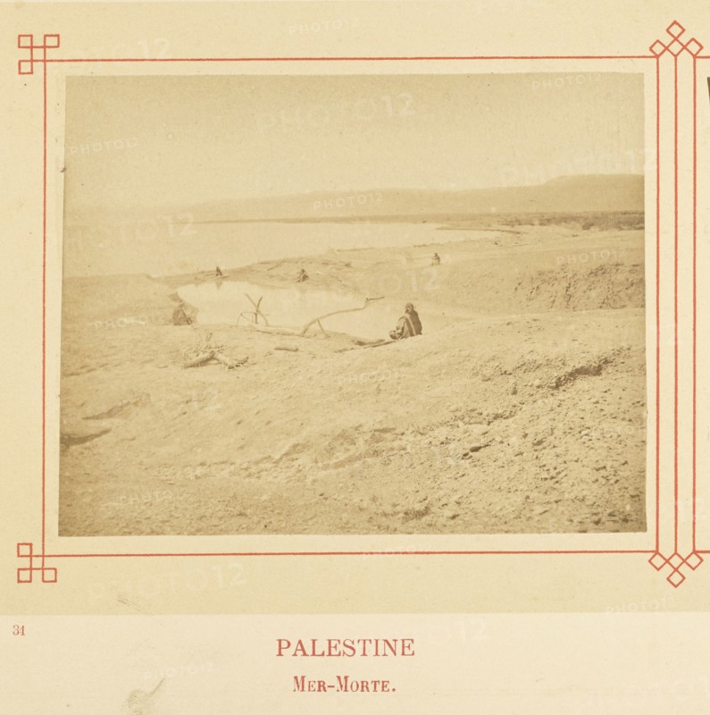 Mer-Mort; Félix Bonfils, French, 1831 - 1885, Alais, France; about 1878; Albumen silver print