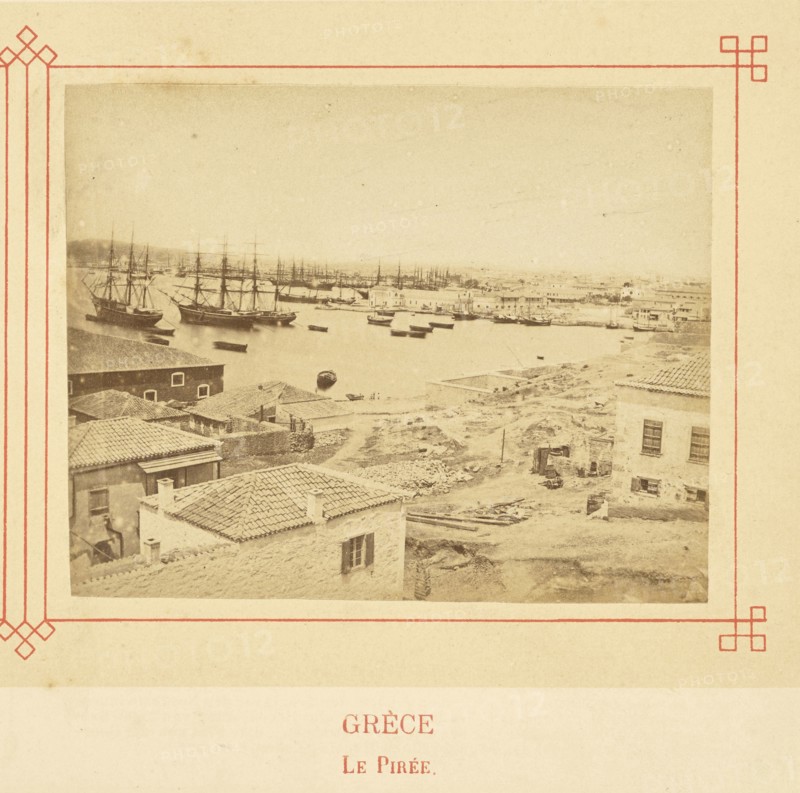 Le Pirée; Félix Bonfils, French, 1831 - 1885, Alais, France; about 1878; Albumen silver print