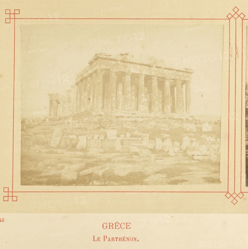 Le Parthénon; Félix Bonfils, French, 1831 - 1885, Alais, France; about 1878; Albumen silver print
