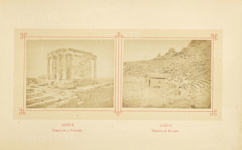 Temple de la Victoire; Félix Bonfils, French, 1831 - 1885, Alais, France; about 1878; Albumen silver print