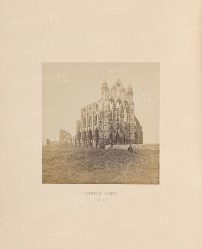 Whitby Abbey; Thomas Annan, Scottish,1829 - 1887, London, England; 1866; Albumen silver print