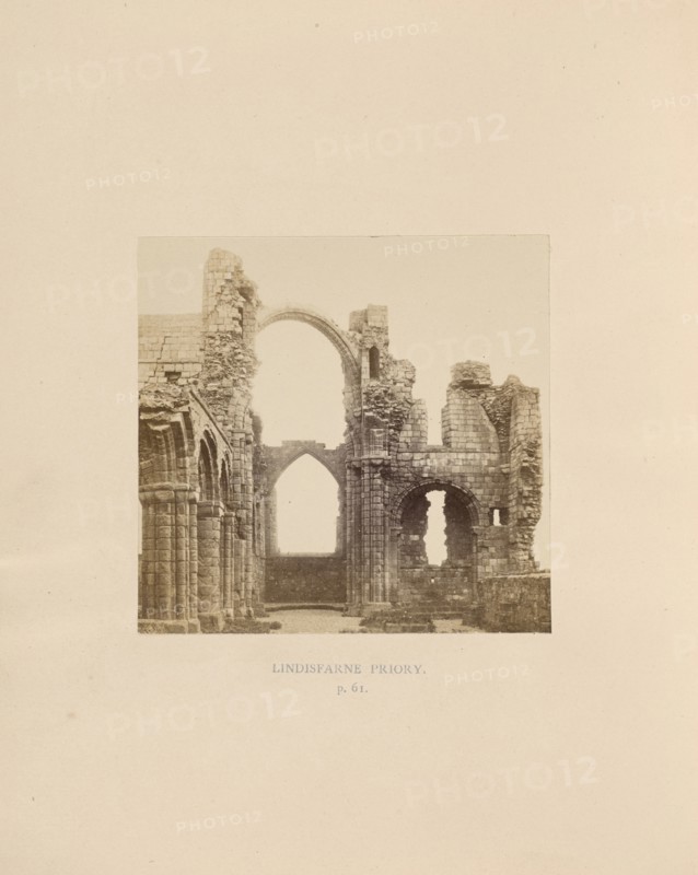 Lindisfarne Priory; Thomas Annan, Scottish,1829 - 1887, London, England; 1866; Albumen silver print
