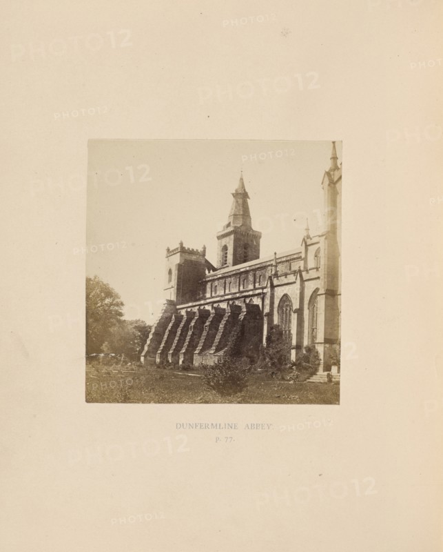 Dunfermline Abbey; Thomas Annan, Scottish,1829 - 1887, London, England; 1866; Albumen silver print
