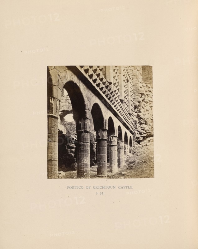 Portico of Crichtoun Castle; Thomas Annan, Scottish,1829 - 1887, London, England; 1866; Albumen silver print