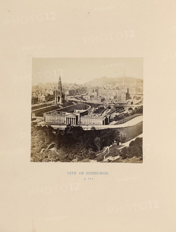 City of Edinburgh; Thomas Annan, Scottish,1829 - 1887, London, England; 1866; Albumen silver print