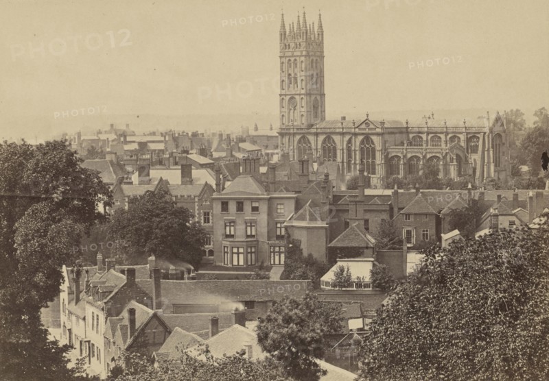 Warwick and St. Mary's Church; Francis Bedford, English, 1815,1816 - 1894, Chester, England; about 1860 - 1870; Albumen silver