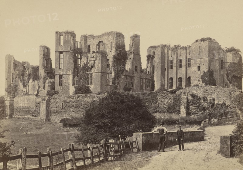 Kenilworth Castle, from the bridge; Francis Bedford, English, 1815,1816 - 1894, Chester, England; about 1860 - 1870; Albumen