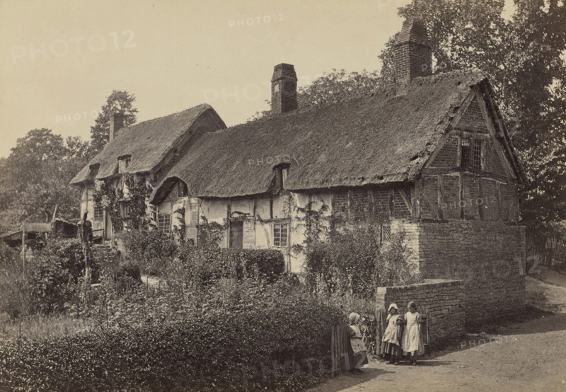 Stratford-on-Avon, Anne Hathaway's cottage, Shottery; Francis Bedford, English, 1815,1816 - 1894, Chester, England; about 1860