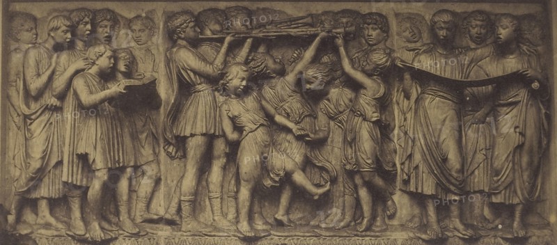 Bas-reliefs in Marble; French, Louis Désiré Blanquart-Evrard, French, 1802 - 1872, Lille, France; about 1853; Albumen silver