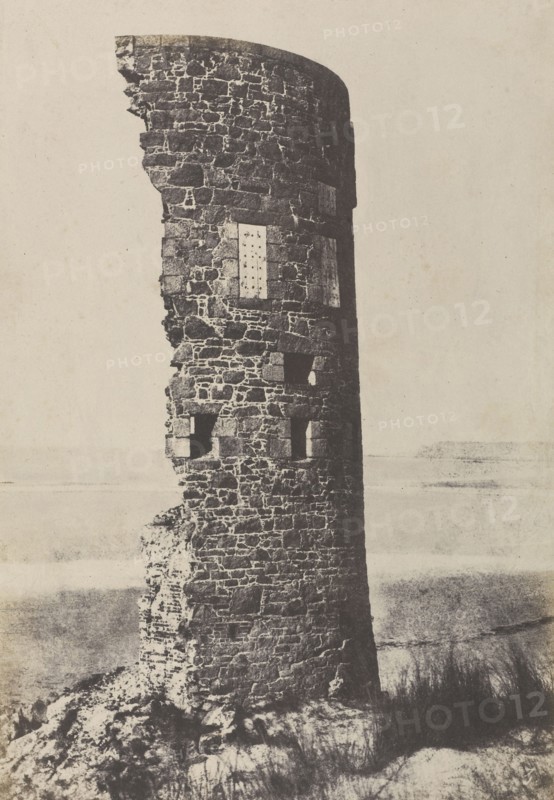 Tour en ruine; Thomas Sutton, British, 1819 - 1875, Louis Désiré Blanquart-Evrard, French, 1802 - 1872, Jersey, England; 1854