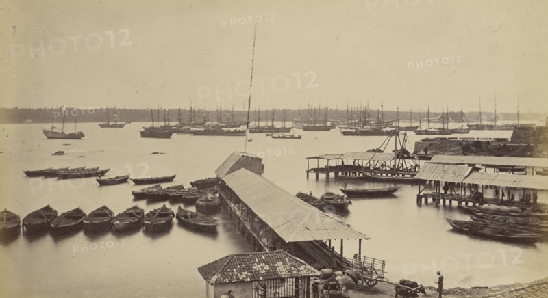 Point de Galle, Ceylon; Galle, Ceylon; about 1863 - 1874; Albumen silver print
