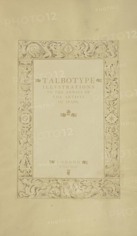 Title Page and Dedication; Nikolaas Henneman, British, 1813 - 1893, London, England; 1847; Salted paper print; 14.3 × 9.2 cm
