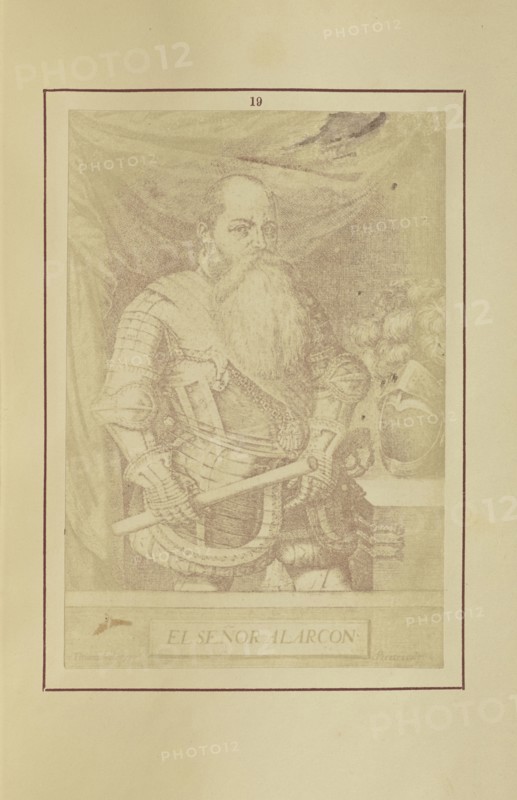 Portrait of Alarcon; Nikolaas Henneman, British, 1813 - 1893, London, England; 1847; Salted paper print; 12.1 × 8.3 cm