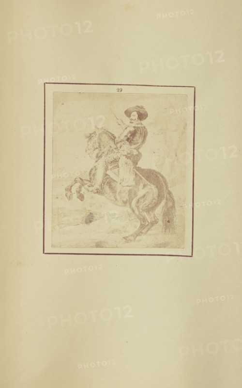 Portrait of the Count-Duke of Olivarez; Nikolaas Henneman, British, 1813 - 1893, London, England; 1847; Salted paper print