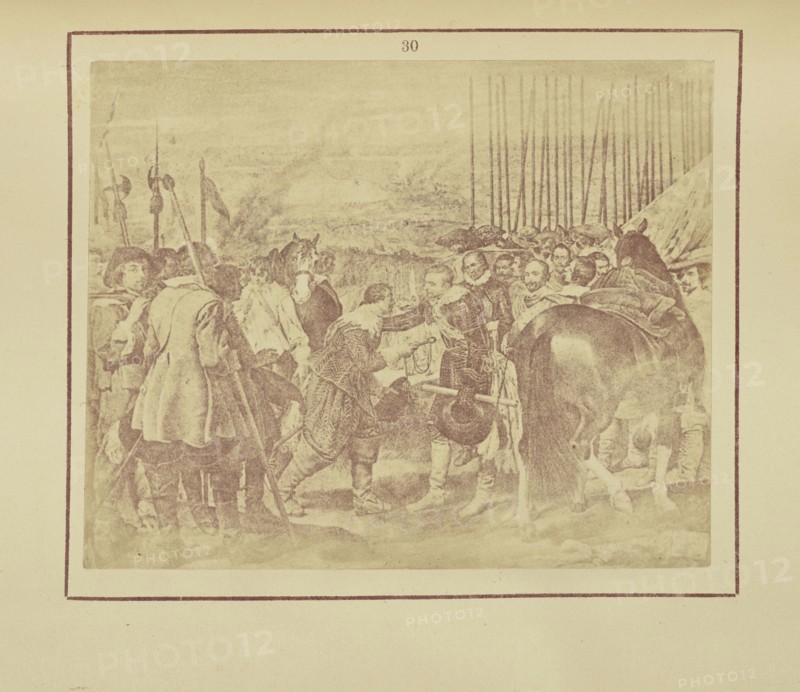 The Surrender of the Keys of Breda by Prince Justin of Nassau, to the Marquess Spinola; Nikolaas Henneman British, 1813 - 1893