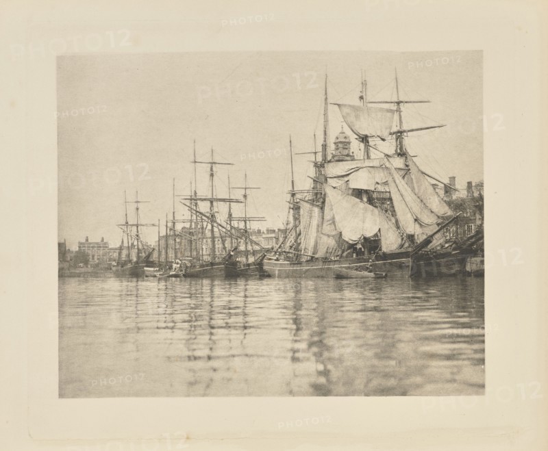Great Yarmouth Harbour; Peter Henry Emerson, British, born Cuba, 1856 - 1936, London, England; 1890; Photogravure