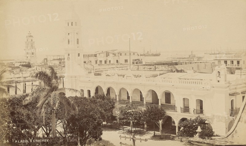 Palacio, Veracruz; Veracruz, Mexico; 1860s - 1880s; Albumen silver print