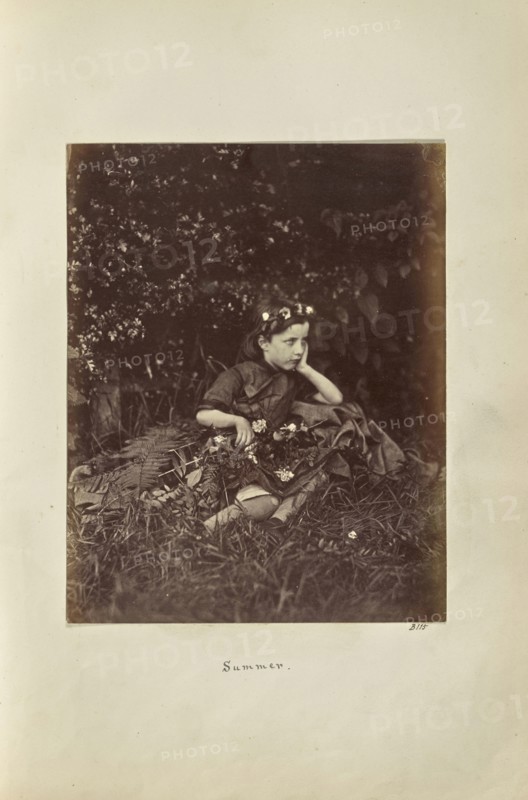 Summer; Ronald Ruthven Leslie-Melville, Scottish,1835 - 1906, England; 1860s; Albumen silver print