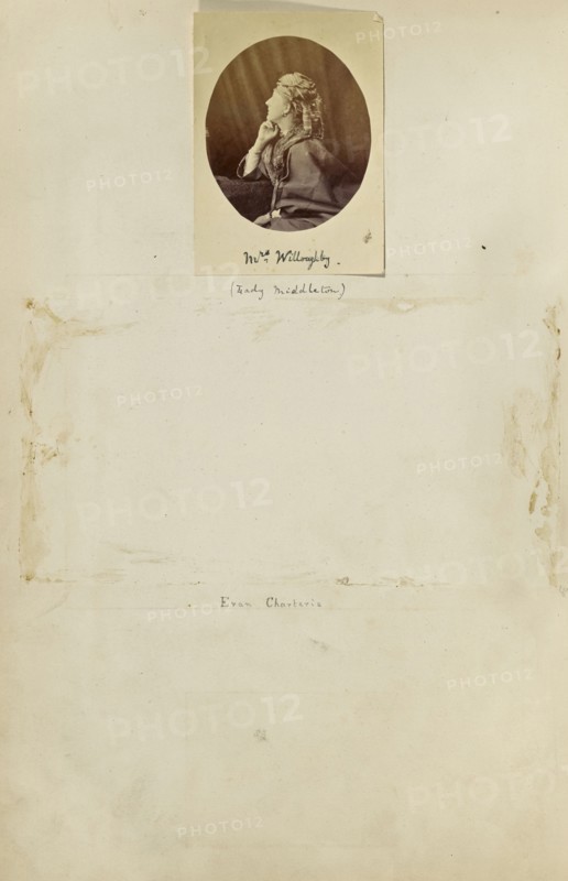 Mrs. Willoughby, Lady Middleton, Ronald Ruthven Leslie-Melville, Scottish,1835 - 1906, England; 1860s; Albumen silver print