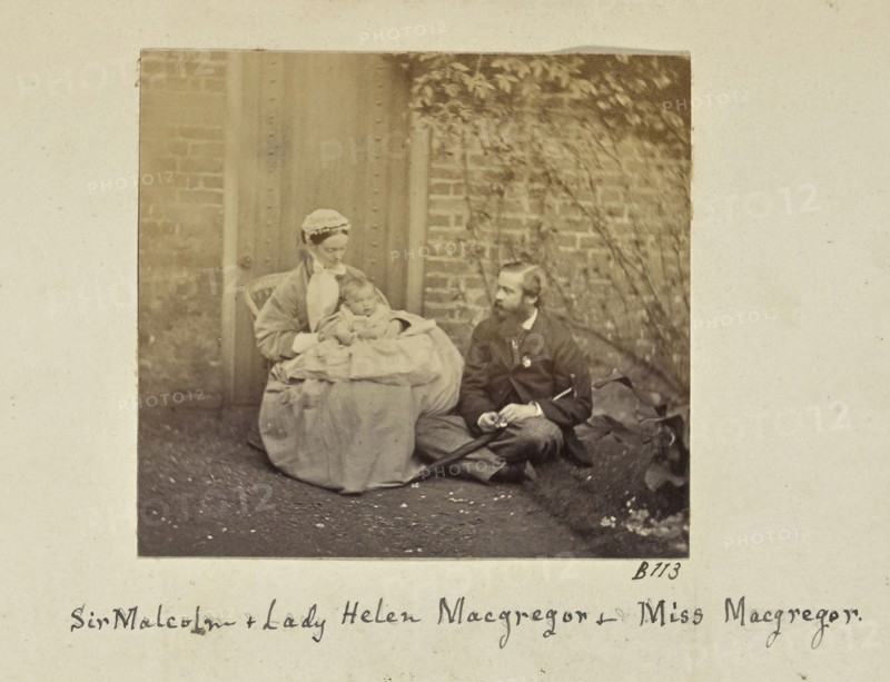 Sir Malcolm & Lady Helen Macgregor & Miss Macgregor; Ronald Ruthven Leslie-Melville, Scottish,1835 - 1906, England; after 1864