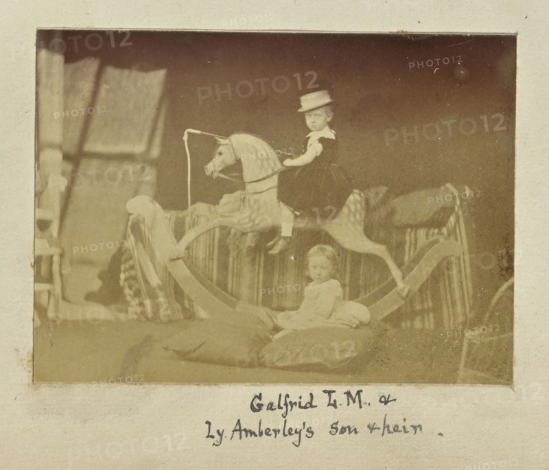 Galfrid Leslie-Melville & Lady Amberley's son & heir; Ronald Ruthven Leslie-Melville, Scottish,1835 - 1906, England; about 1866
