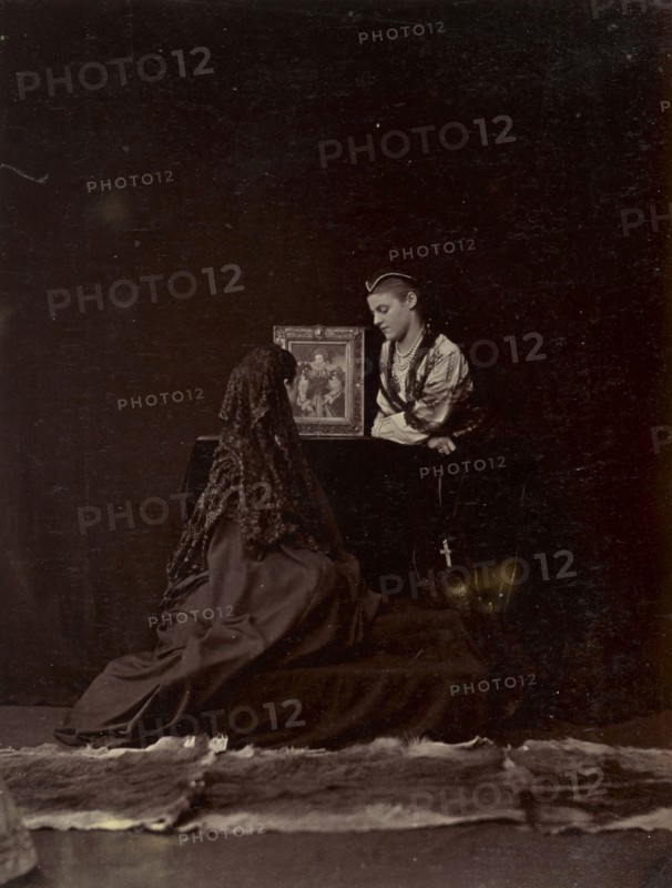 Mary Beaton & Mary Seaton; Ronald Ruthven Leslie-Melville, Scottish,1835 - 1906, England; about 1860 - 1864; Albumen silver