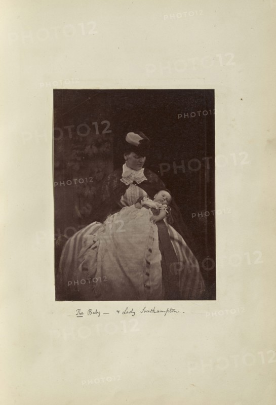 The Baby - and Lady Southampton; Ronald Ruthven Leslie-Melville, Scottish,1835 - 1906, England; 1860s; Albumen silver print