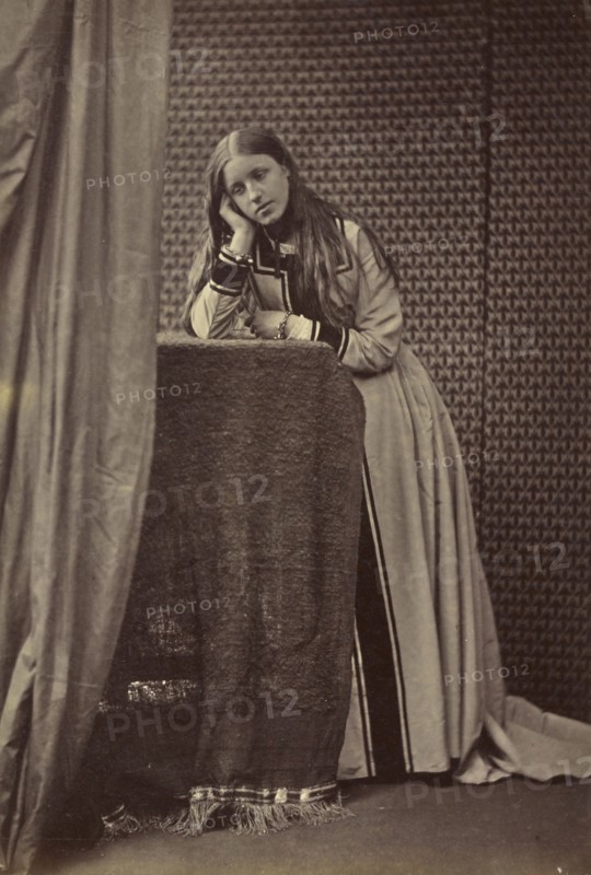 Miss M. Stuart Wortley, Mrs. Reginald Talbot, Ronald Ruthven Leslie-Melville, Scottish,1835 - 1906, England; 1860s; Albumen