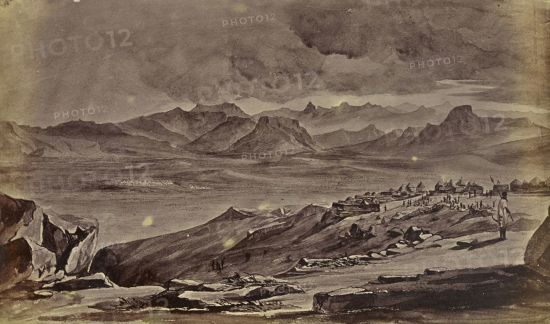Abyssinia. Antalo, Looking Southeast; about 1867 - 1868; Albumen silver print