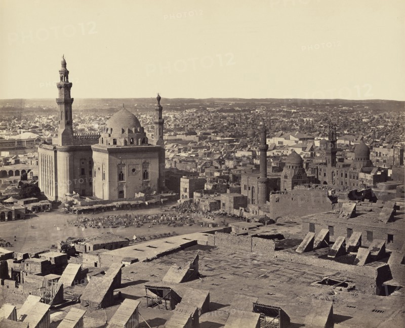 Cairo from the Citadel. First view; Francis Frith, English, 1822 - 1898, Cairo, Egypt; about 1858; Albumen silver print