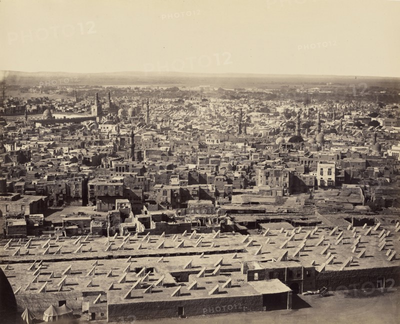 Cairo from the citadel. Second view; Francis Frith, English, 1822 - 1898, Francis Frith, English, 1822 - 1898, Cairo, Egypt
