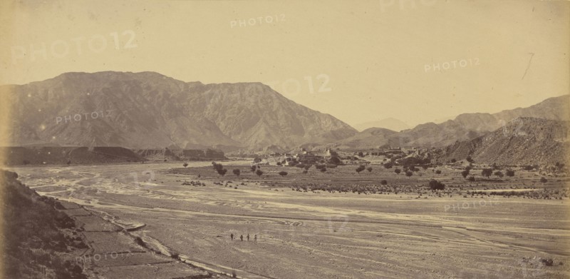 Desert panorama; John Burke, British, active 1860s - 1870s, Afghanistan; 1878 - 1879; Albumen silver print